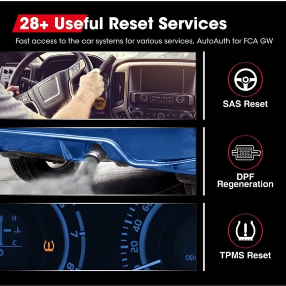 Autel MaxiCOM MK808 OBD2 Scanner Bidirectional Diagnostic Tool Key Coding TPMS - Picture 2 of 11